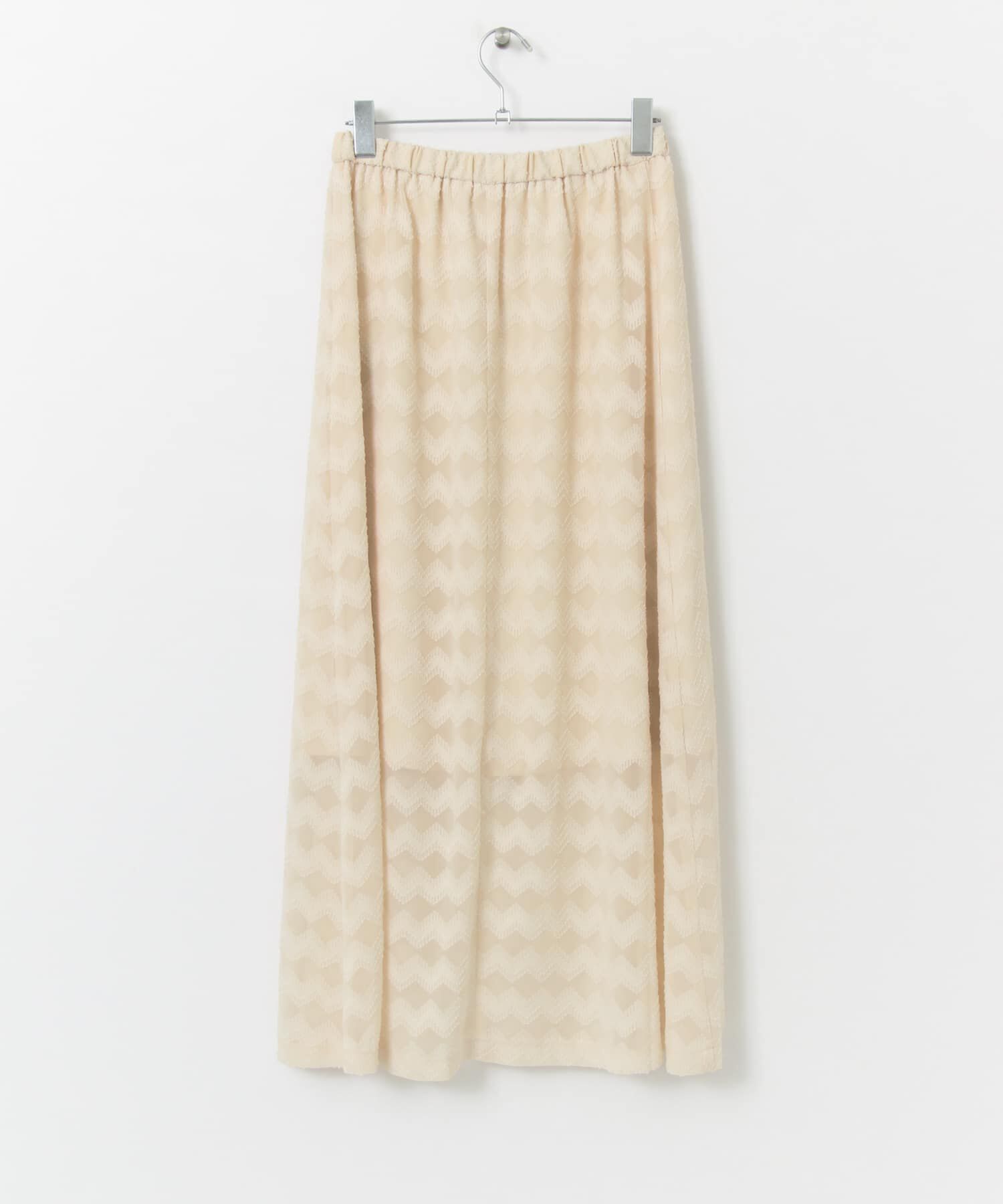  「KBF+　ジャガードフレアマキシスカート」|スカート|