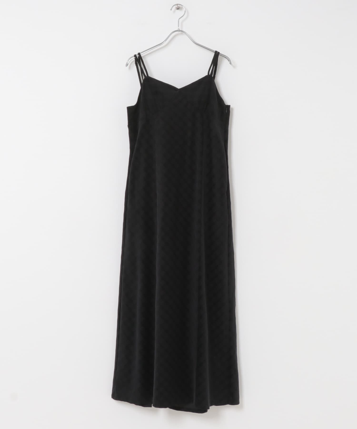  「チェックコーデュロイキャミワンピース」|ワンピース|