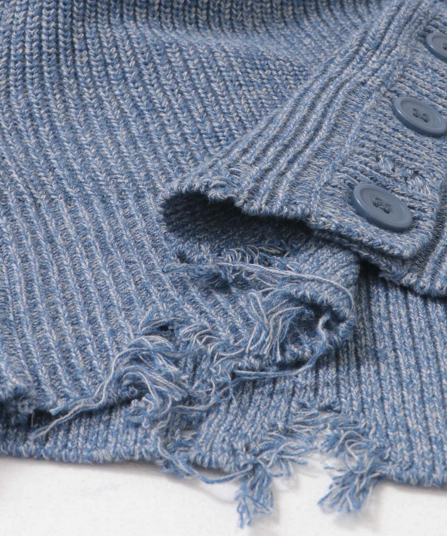 SENSE OF PLACE by URBAN RESEARCH「ダメージニットベスト」|ベスト・ジレ|