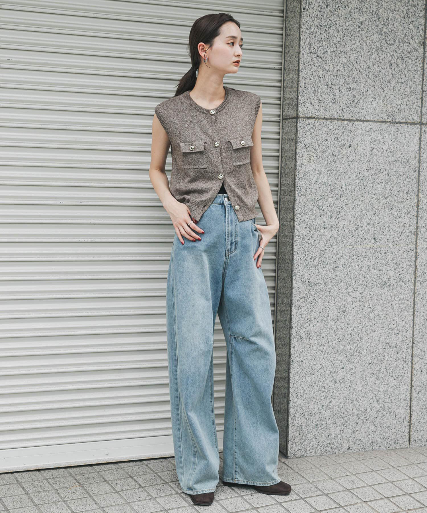 SENSE OF PLACE by URBAN RESEARCH「メタルボタンポケットベスト」|ベスト・ジレ|