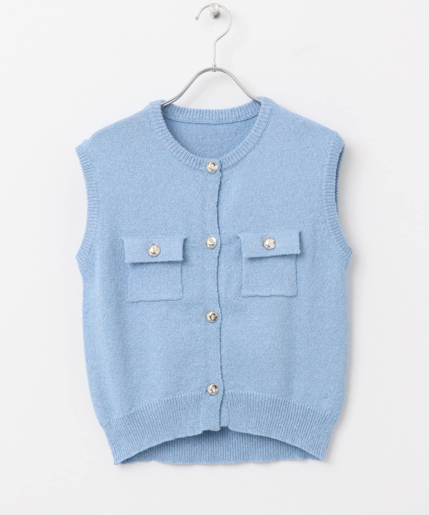 SENSE OF PLACE by URBAN RESEARCH「メタルボタンポケットベスト」|ベスト・ジレ|