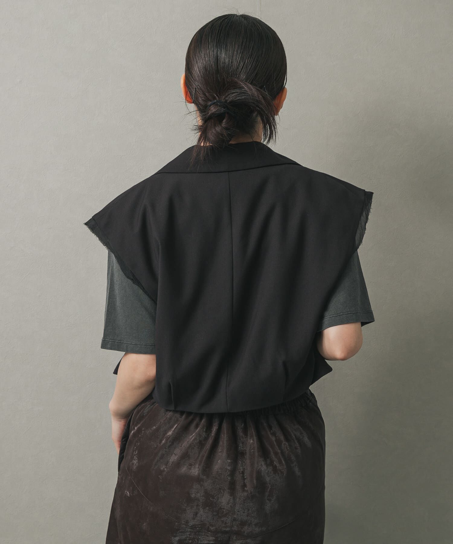 SENSE OF PLACE by URBAN RESEARCH「テーラードクロップドジレ」|ベスト・ジレ|