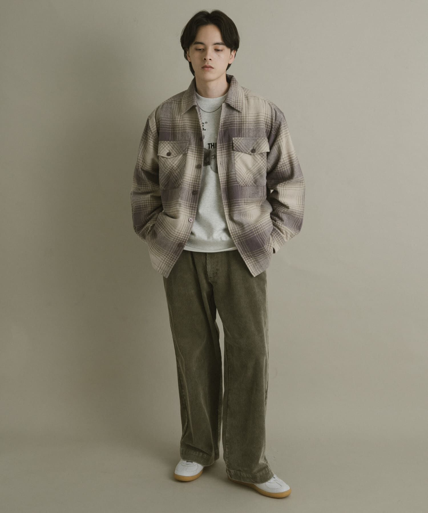 SENSE OF PLACE by URBAN RESEARCH「ブラッシュドヘビーネルチェックシャツ」|シャツ・ブラウス|