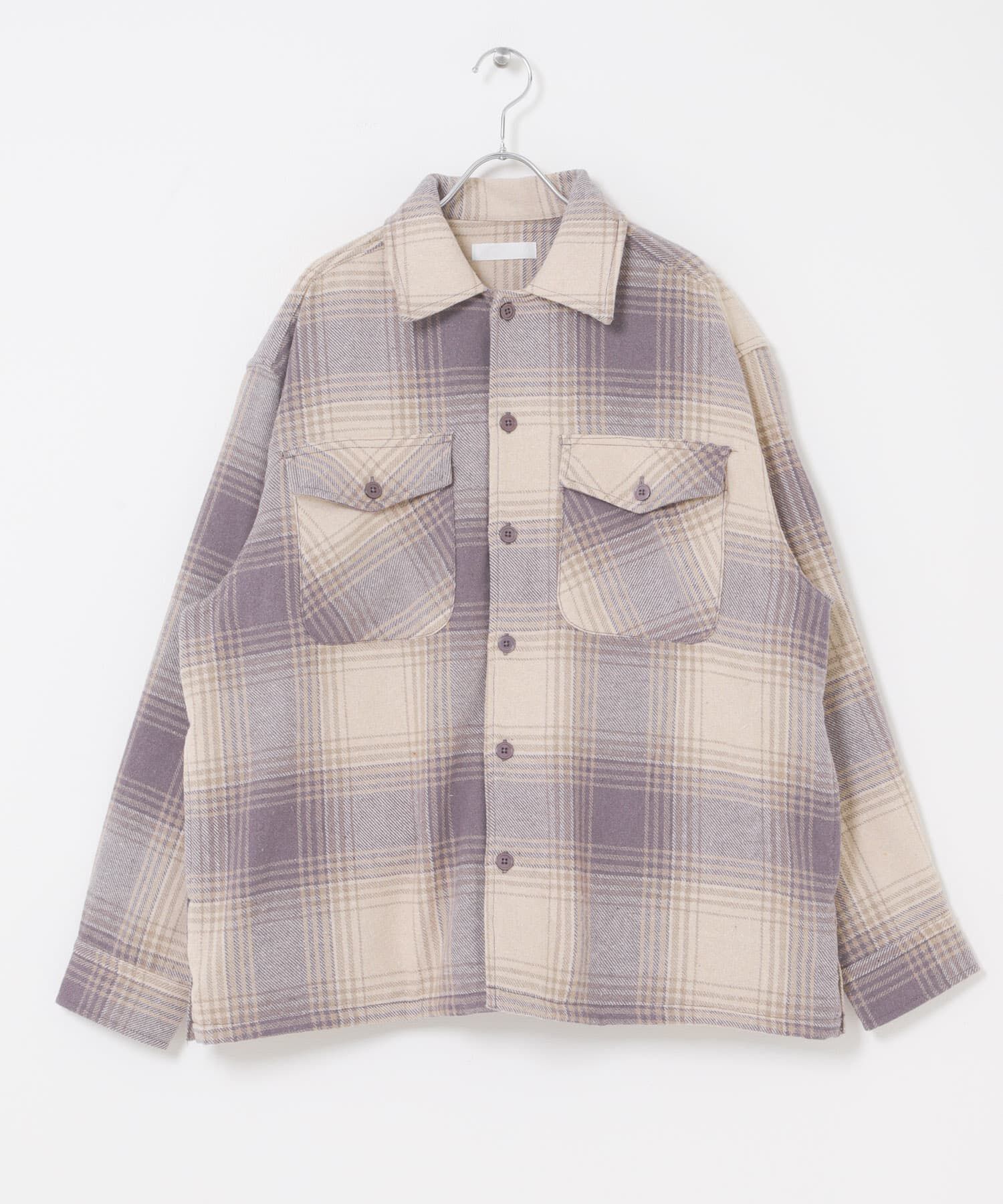 SENSE OF PLACE by URBAN RESEARCH「ブラッシュドヘビーネルチェックシャツ」|シャツ・ブラウス|