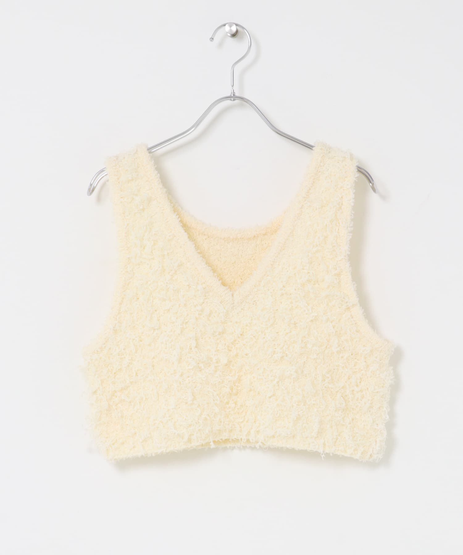 SENSE OF PLACE by URBAN RESEARCH「『洗濯可』2wayリボンヤーンループニットベスト」|ベスト・ジレ|