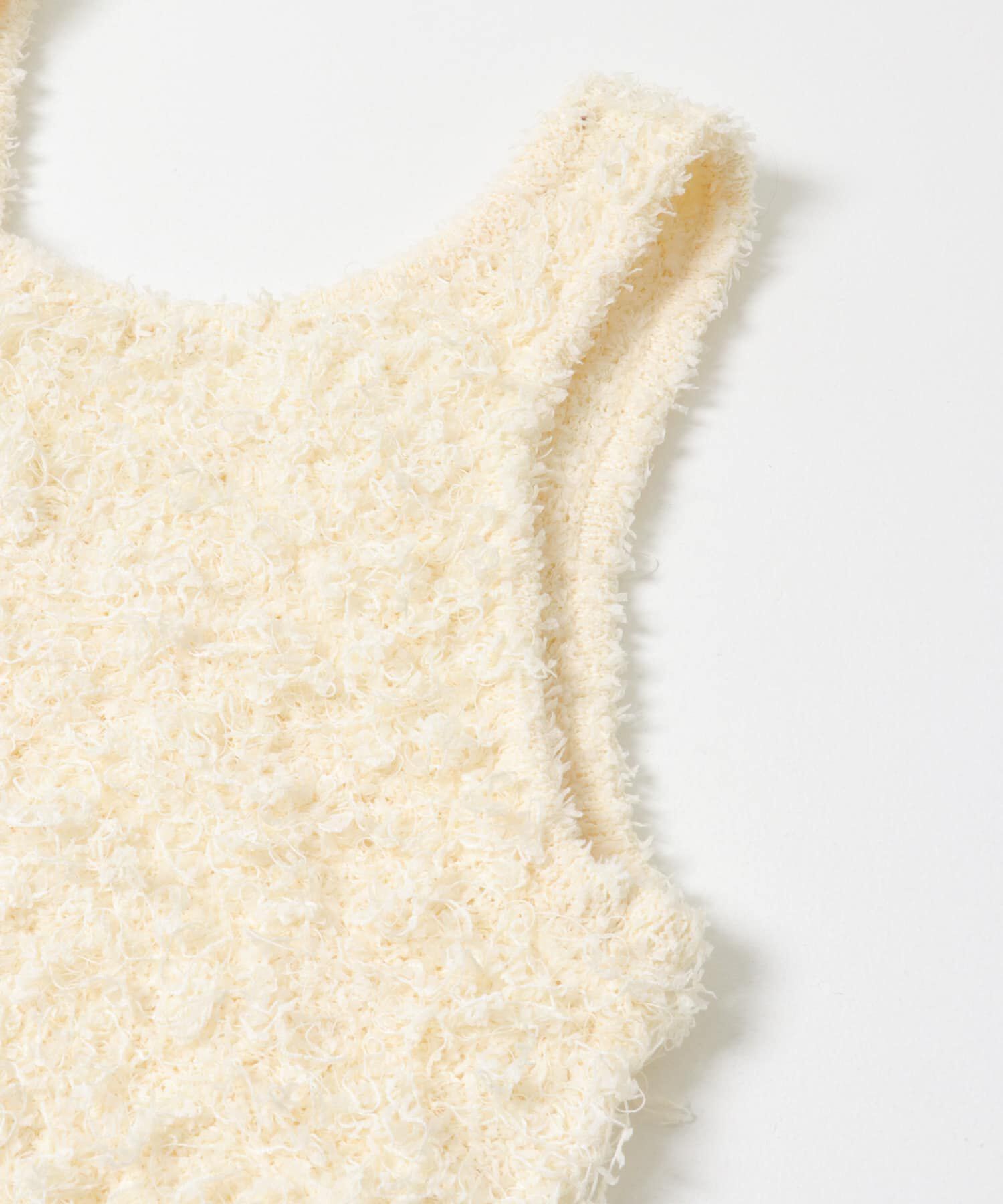 SENSE OF PLACE by URBAN RESEARCH「『洗濯可』2wayリボンヤーンループニットベスト」|ベスト・ジレ|