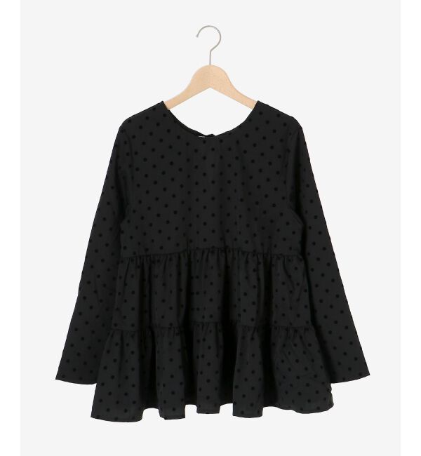 le.coeur blanc「TORRAZZO DONNAドットティアードブラウス」|シャツ・ブラウス|