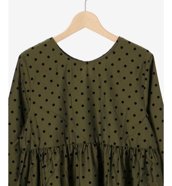 le.coeur blanc「TORRAZZO DONNAドットティアードブラウス」|シャツ・ブラウス|