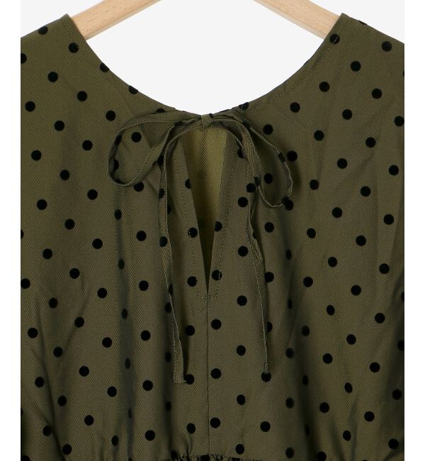 le.coeur blanc「TORRAZZO DONNAドットティアードブラウス」|シャツ・ブラウス|