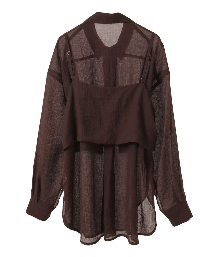 earth music&ecology「SET2点シャツ＋ビスチェ」|シャツ・ブラウス|