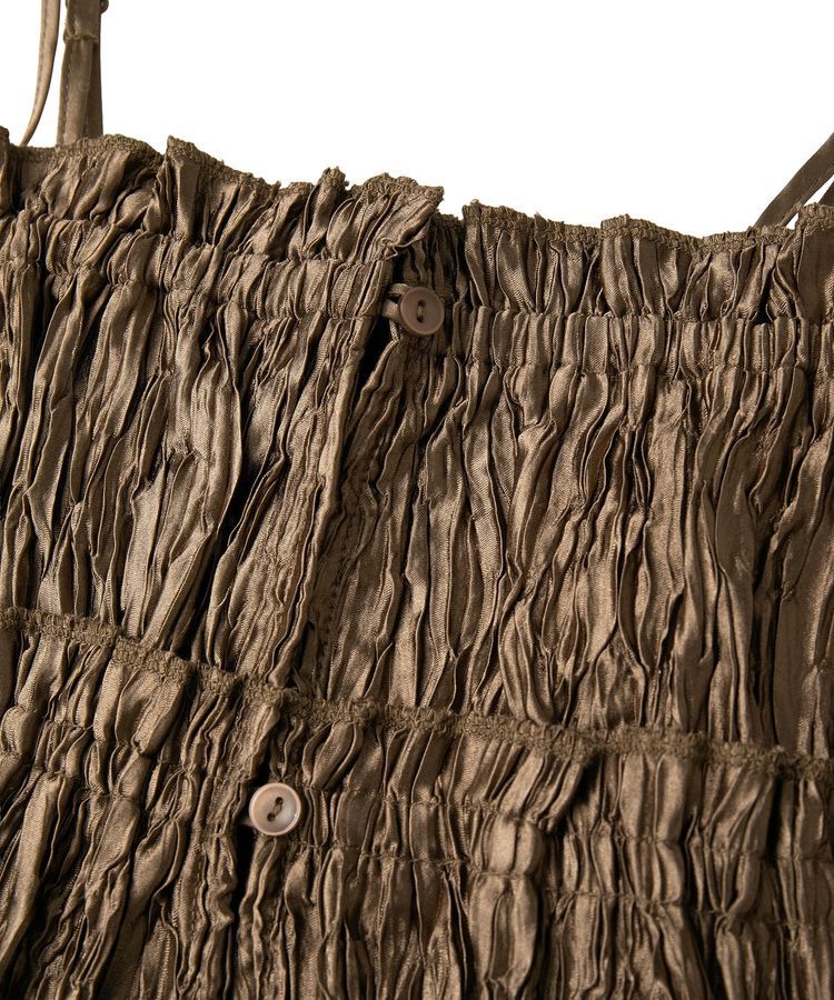 earth music&ecology「シャーリングビスチェ」|ベスト・ジレ|