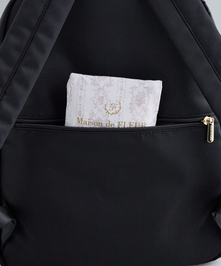 Maison de FLEUR「撥水加工ポケットリボンリュック」|リュック|