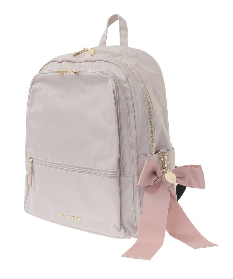 Maison de FLEUR「撥水加工ポケットリボンリュック」|リュック|