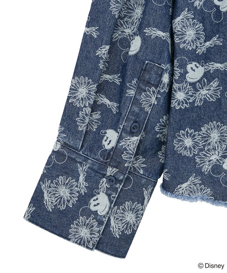 Green Parks「ミッキー&フレンズ/花柄デニムシャツ」|シャツ・ブラウス|