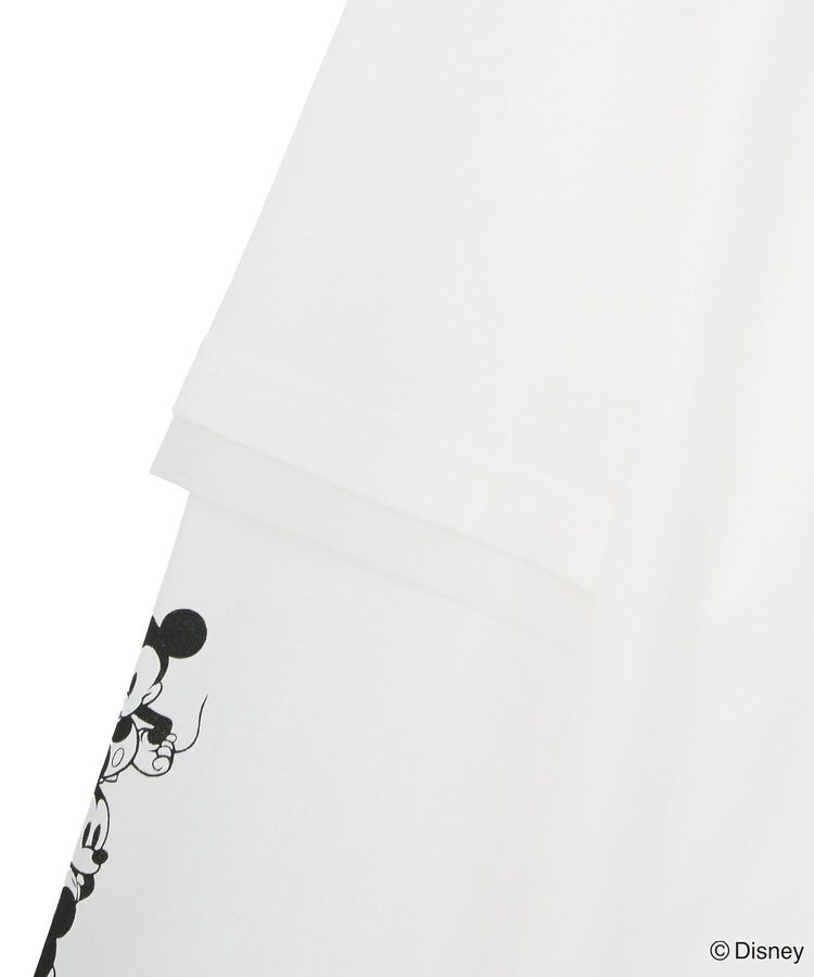 Green Parks「ミッキー&フレンズ/レイヤードプリントロングTシャツ」|Tシャツ・カットソー|