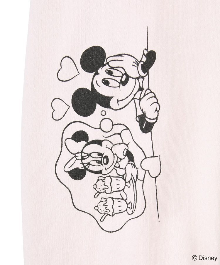 Green Parks「ミッキー&フレンズ/レイヤードプリントロングTシャツ」|Tシャツ・カットソー|