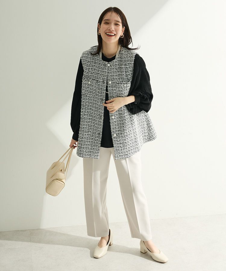 Green Parks「O.袖プリーツブラウス」|シャツ・ブラウス|