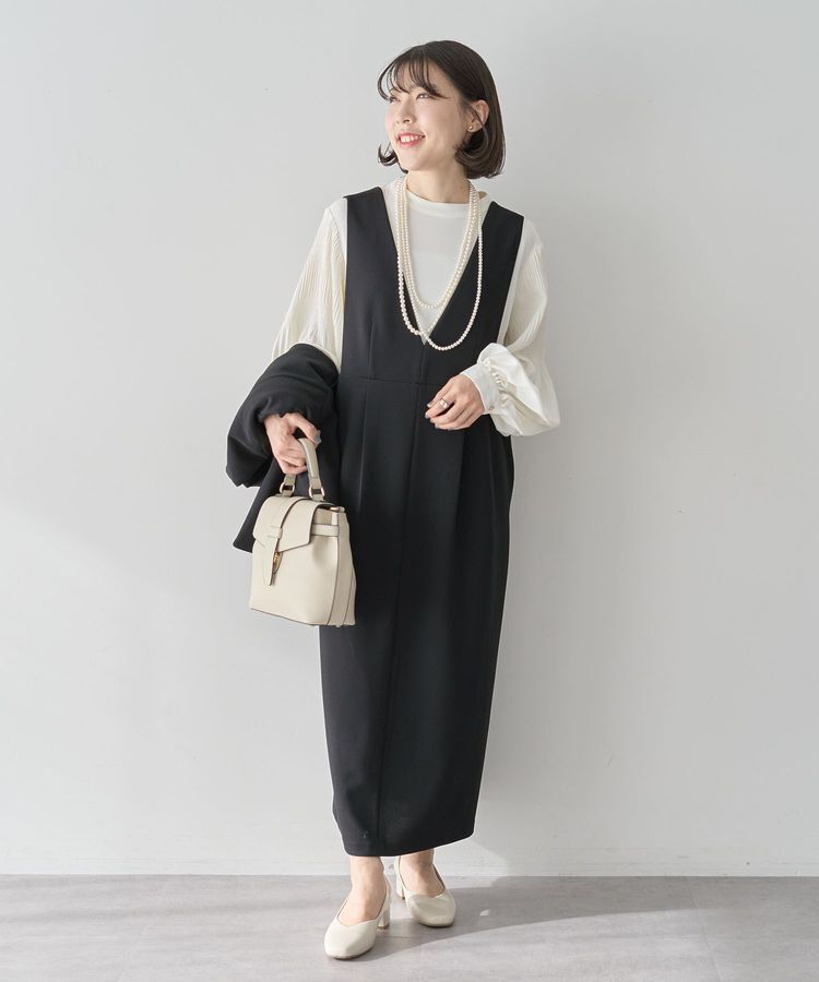 Green Parks「O.袖プリーツブラウス」|シャツ・ブラウス|