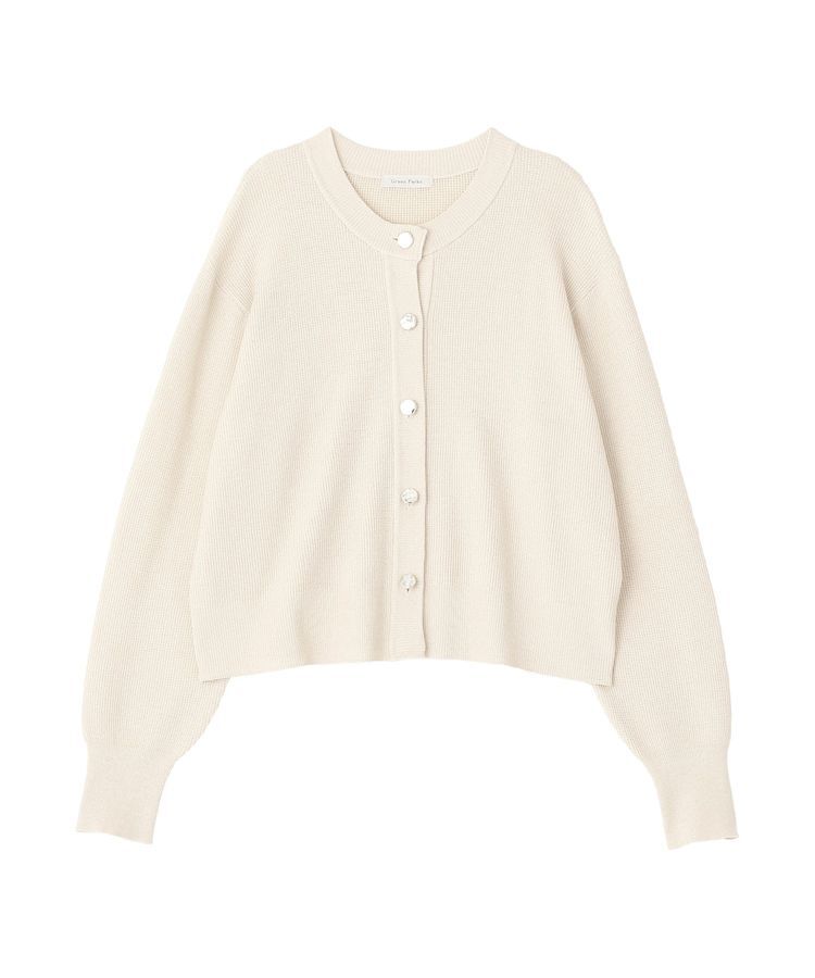 Green Parks「アンチピリング金ボタンニットカーディガン」|カーディガン|
