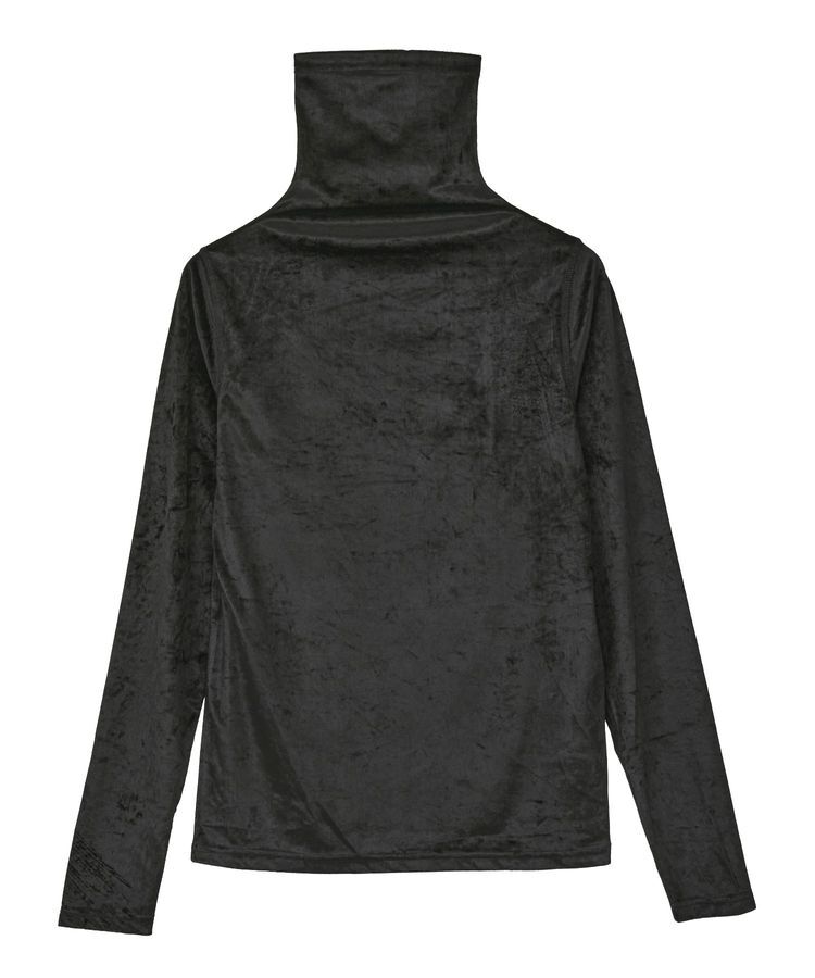 GARAGE OF GOOD CLOTHING「ベロアハイネックプルオーバー」|Tシャツ・カットソー|Black
