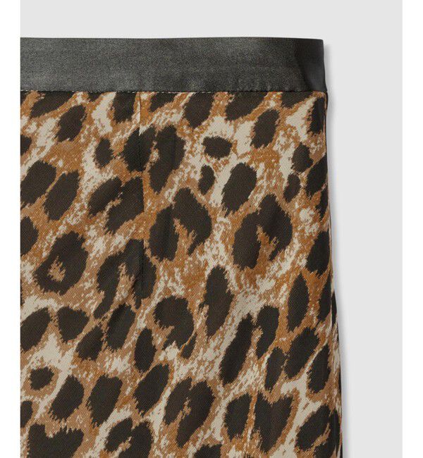 allureville「レオパードプリントナロースカート」|スカート|