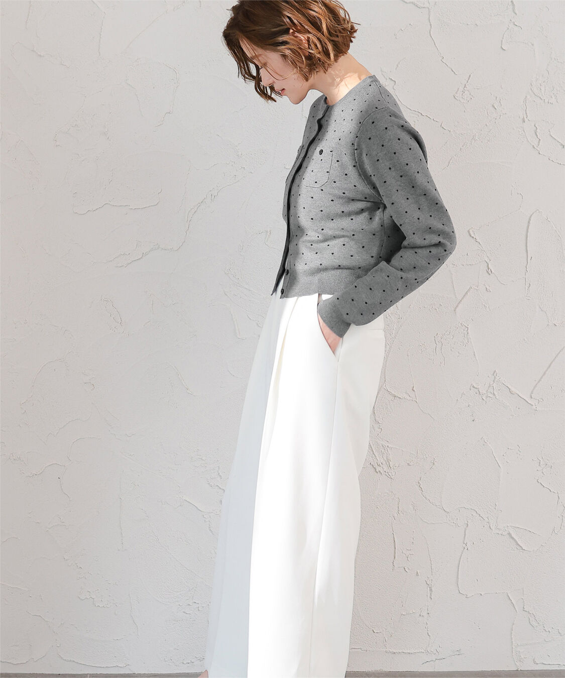 ur's「胸ポケットニットカーディガン」|ニット・セーター|