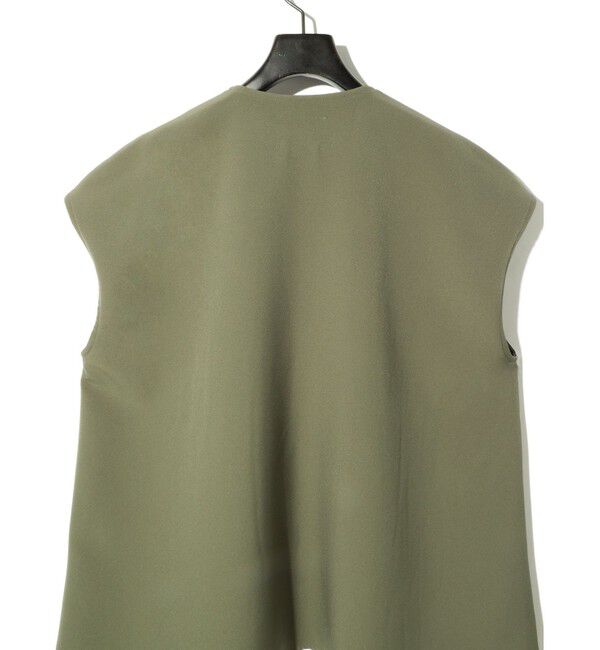 MIDIUMISOLID「MIDIUMISOLID for Ladies Vネックノースリーブプルオーバー」|ベスト・ジレ|