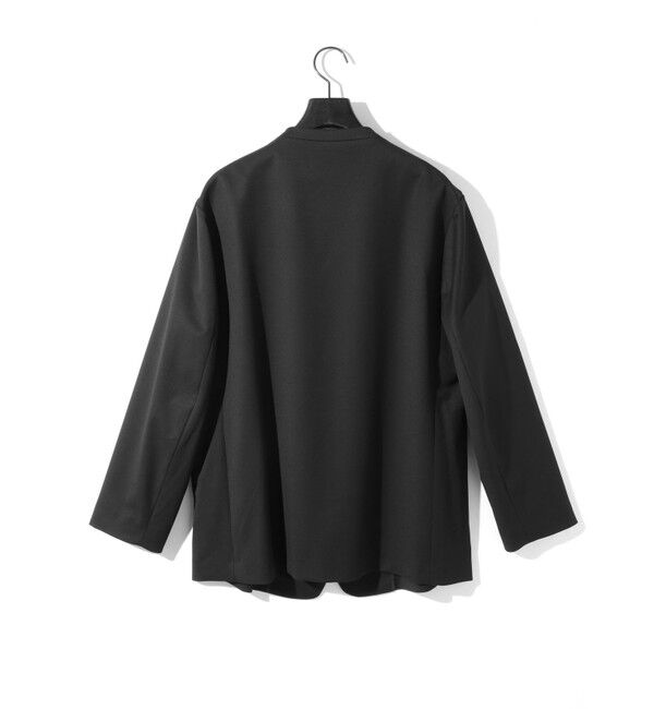 MIDIUMISOLID「MIDIUMISOLID for Ladies ノーカラージャケット」|テーラードジャケット|
