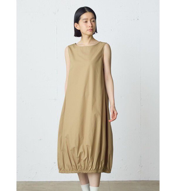 MidiUmi「MidiUmi コクーンノースリーブワンピース」|ワンピース|
