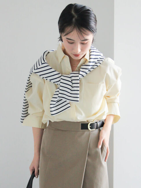 Te chichi「スタンダードシャツ《2026 spring catalog item》」|シャツ・ブラウス|イエロー