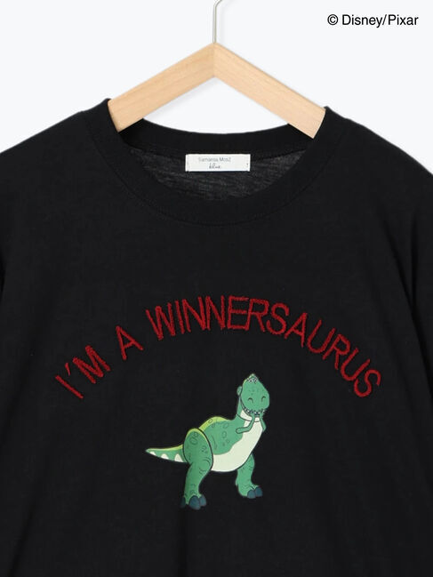 Samansa Mos2 blue「トイ・ストーリー/袖フレアTシャツ」|Tシャツ・カットソー|