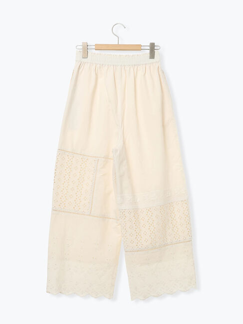 Samansa Mos2「レースパッチワークパンツ」|その他|