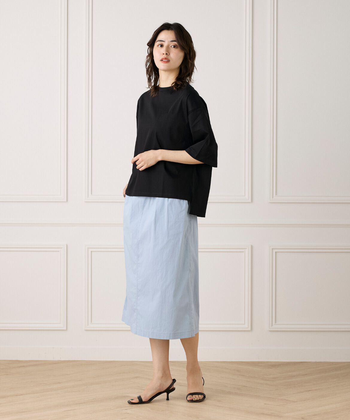 7-IDconcept.「五分袖Tシャツ」|Tシャツ・カットソー|