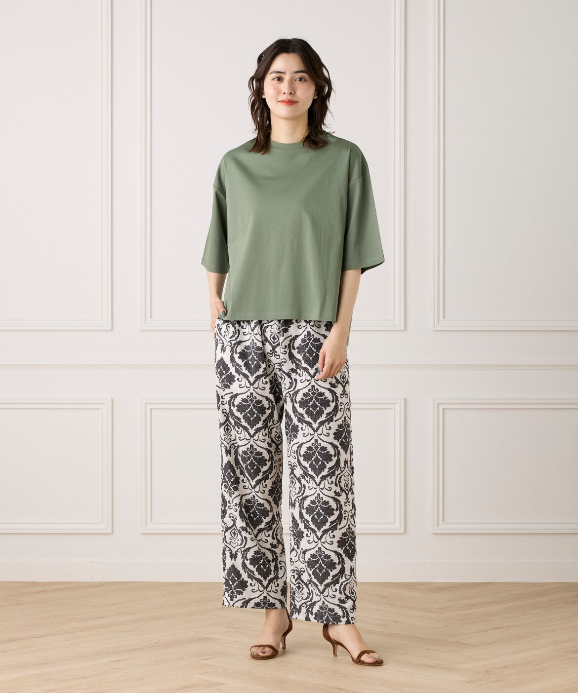 7-IDconcept.「五分袖Tシャツ」|Tシャツ・カットソー|