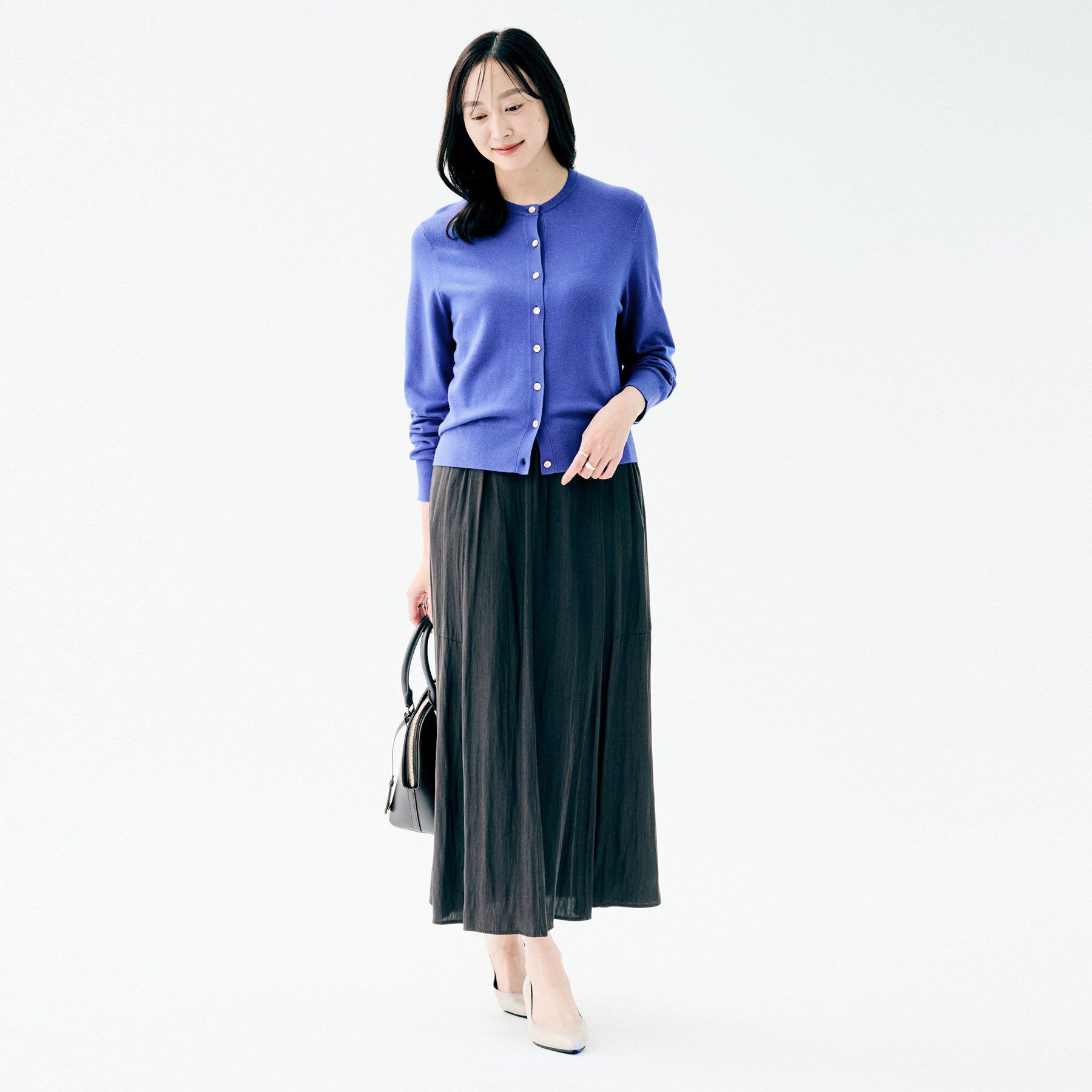 UNTITLED「【アンサンブル可/洗える】ウォームスパン カーディガン」|カーディガン|