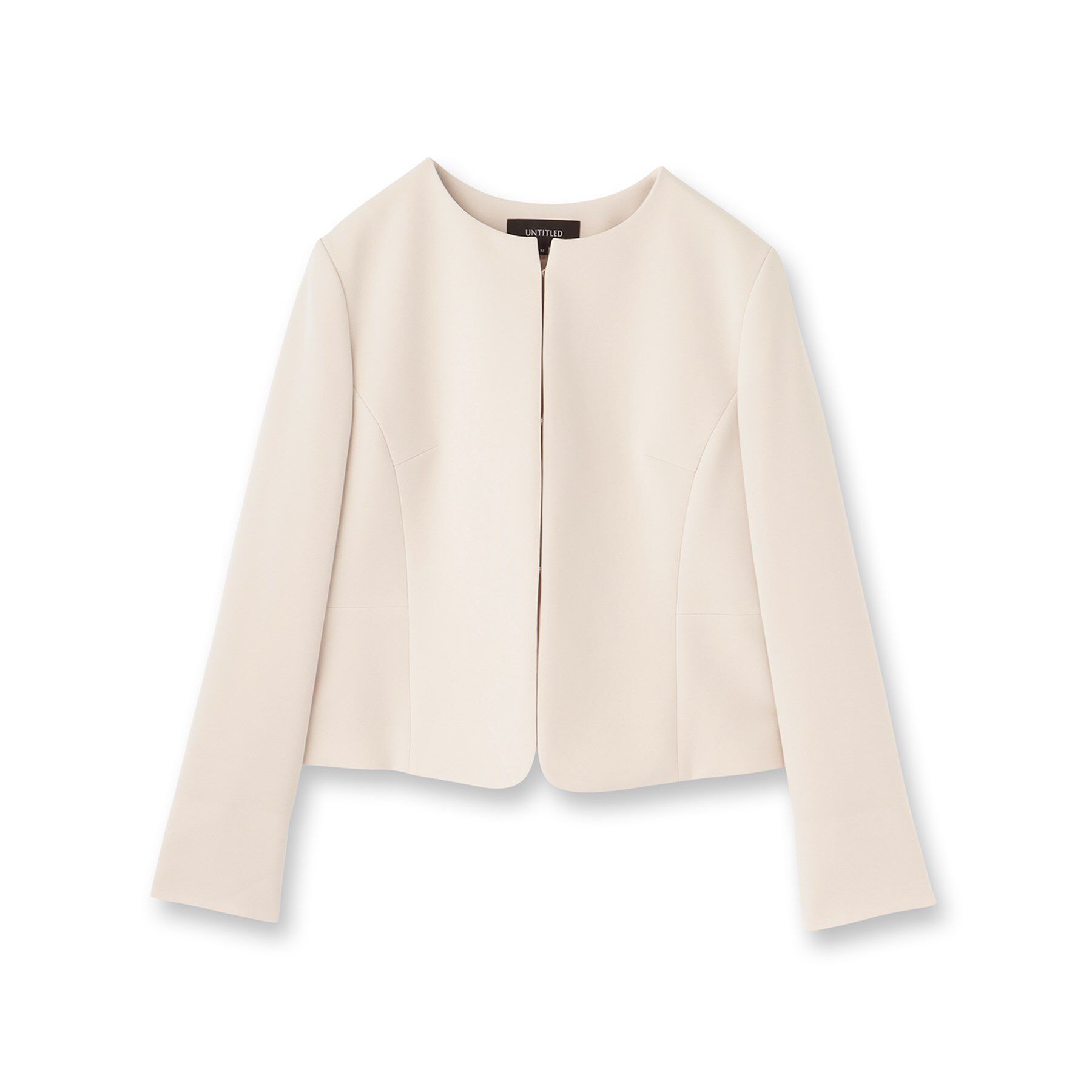 UNTITLED「【洗える/ストレッチ性/軽い】ノーカラージャケット」|ノーカラージャケット|