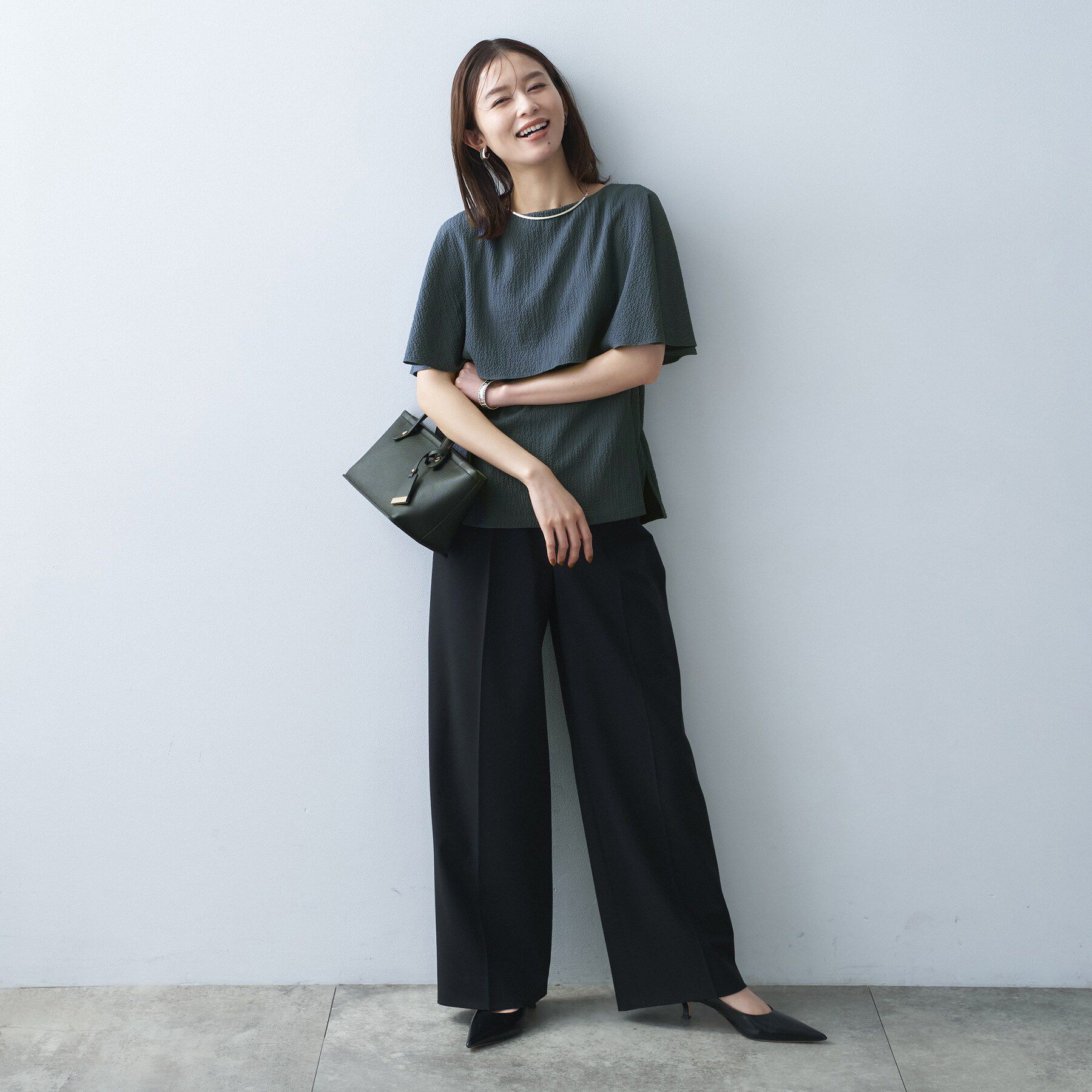 UNTITLED「ケープデザインブラウス」|シャツ・ブラウス|