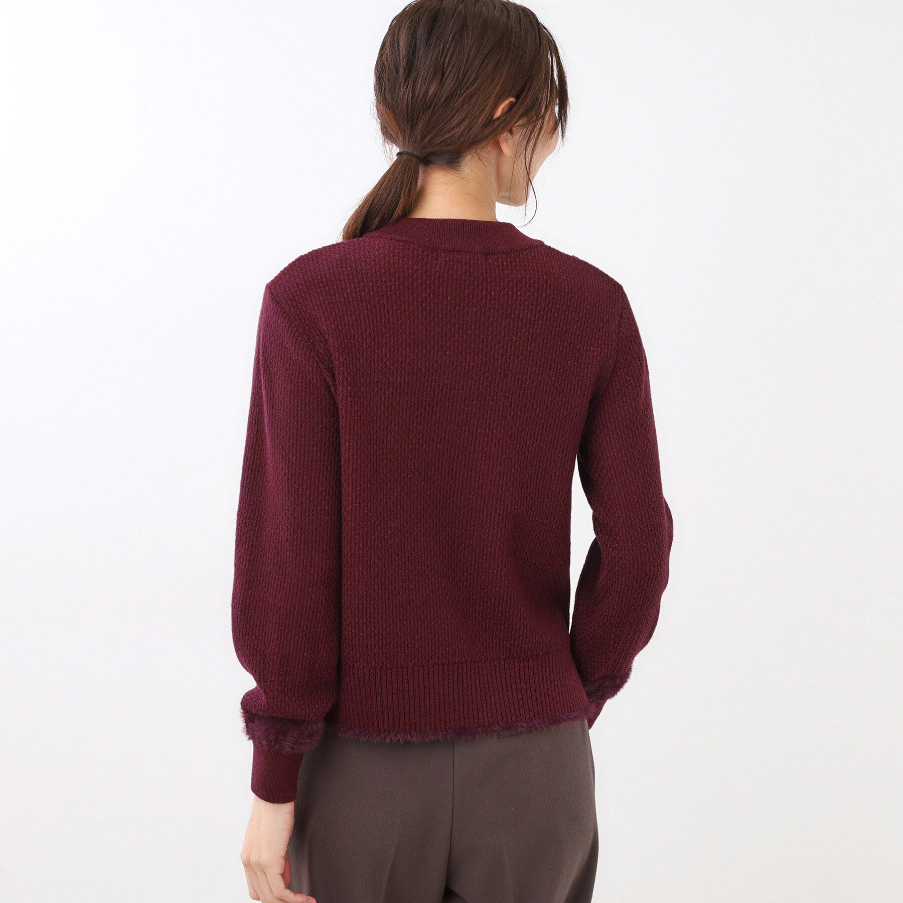 Reflect「【ほんのりラメ感◎】ケーブル柄ニット」|ニット・セーター|