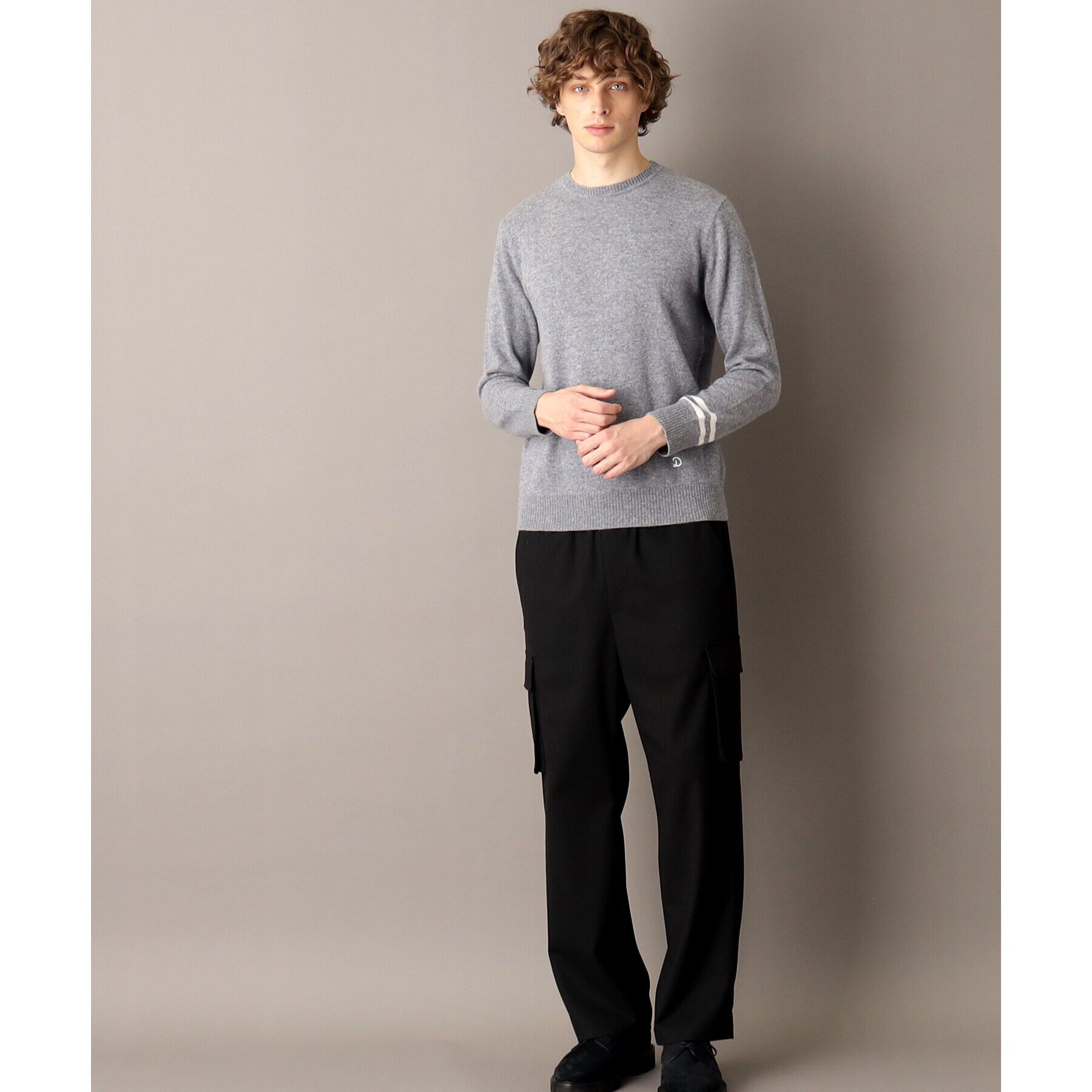 DRESSTERIOR「【カシミヤ100%】ピュアカシミヤクルーネックニット」|ニット・セーター|