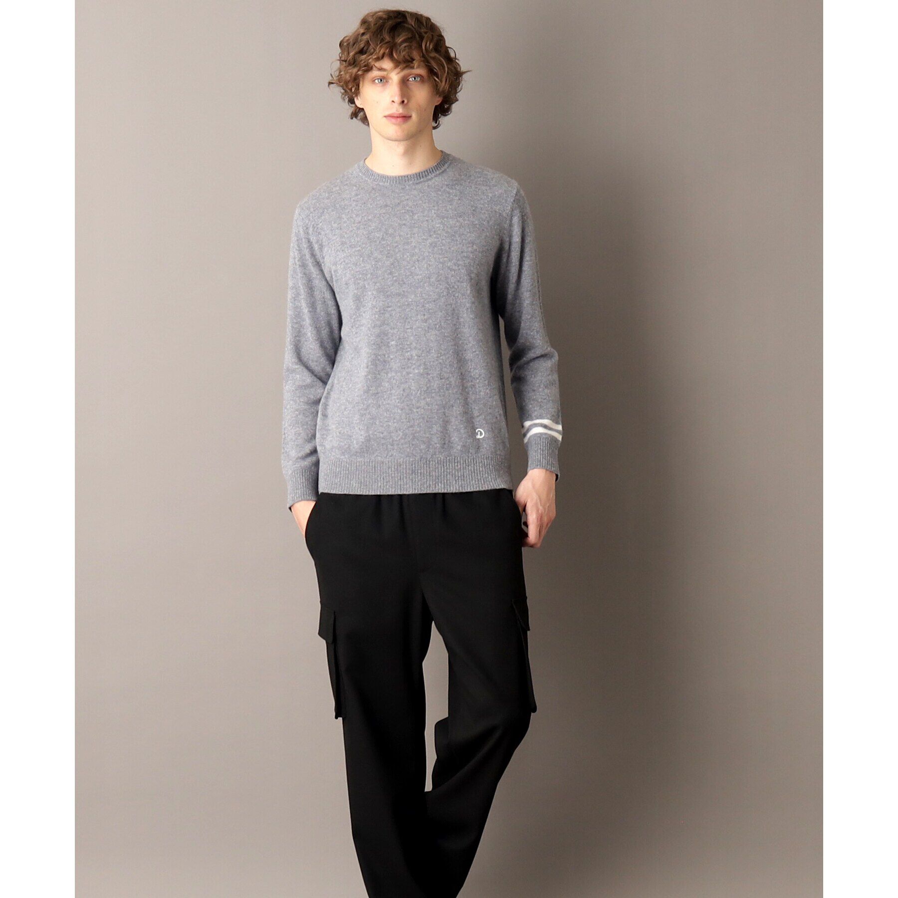 DRESSTERIOR「【カシミヤ100%】ピュアカシミヤクルーネックニット」|ニット・セーター|