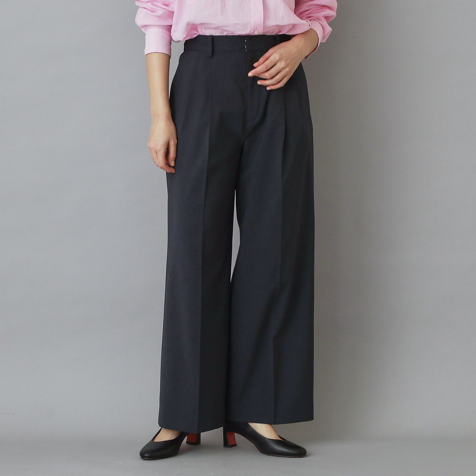 DRESSTERIOR「【セットアップ可】ウォッシャブルタックワイドパンツ」|その他|