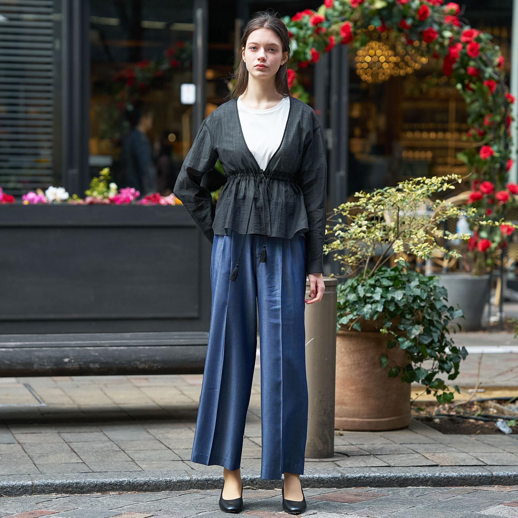 DRESSTERIOR「デニムタックストレートパンツ」|その他|