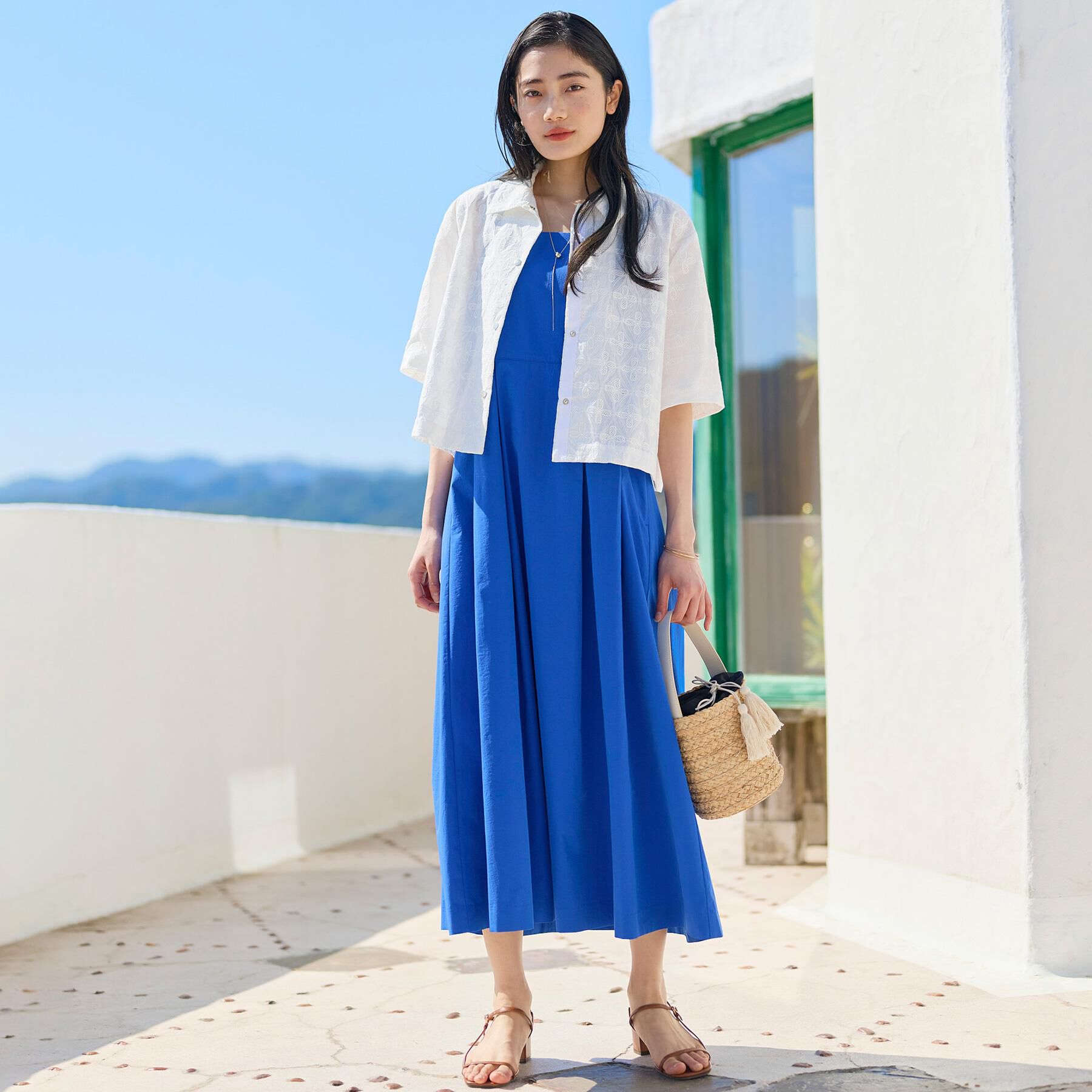 grove「【雑誌掲載】シルエットが映える洗練ジャンパードレス」|ワンピース|