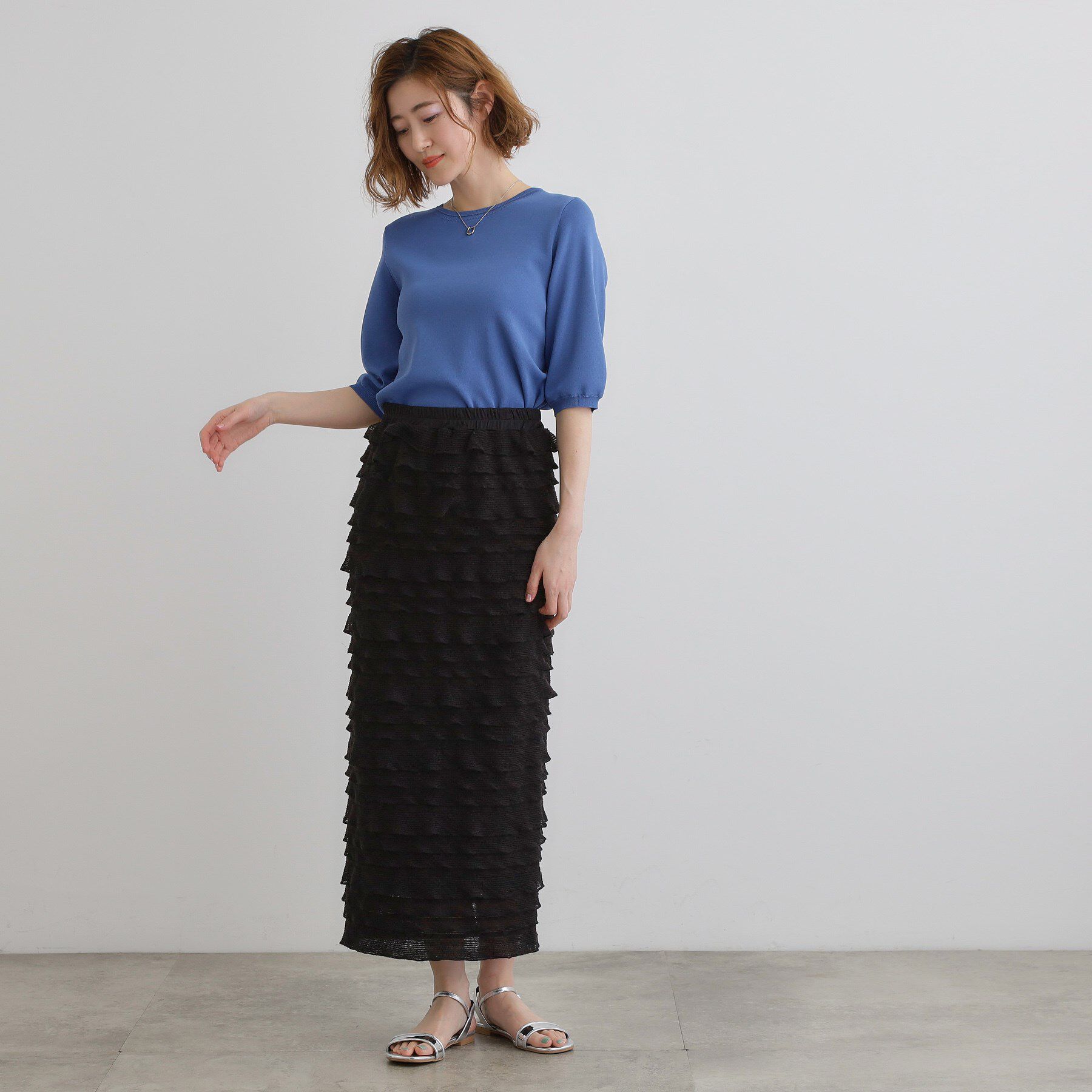 grove「フリルナロースカート」|スカート|