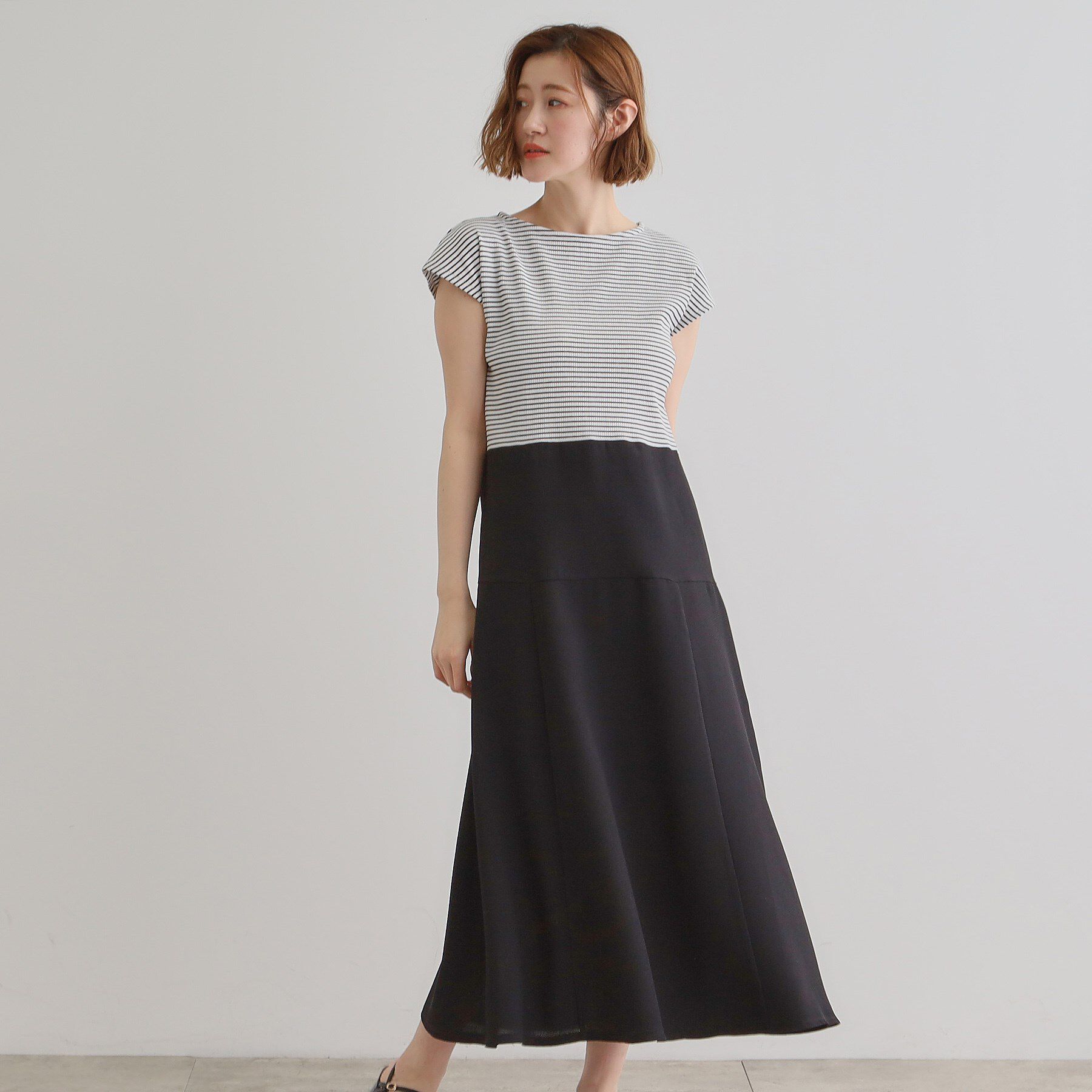 grove「美シルエットなドッキングフレア切替ワンピース」|ワンピース|