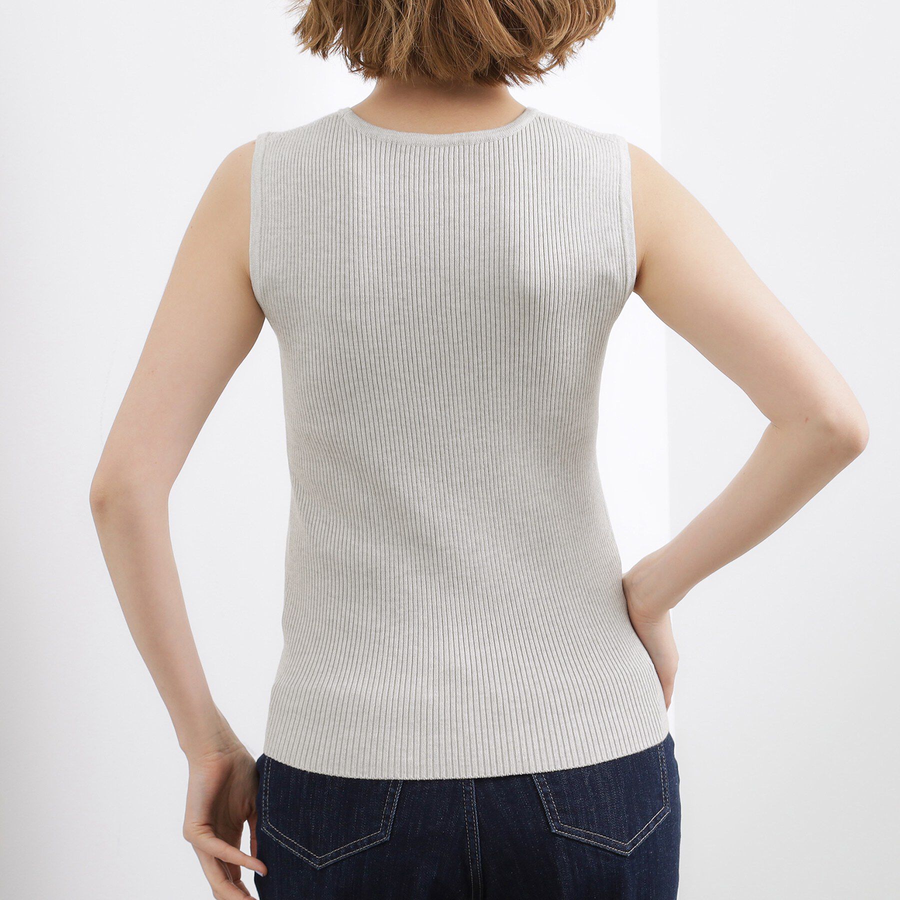 grove「リブラメニットタンク」|キャミソール|