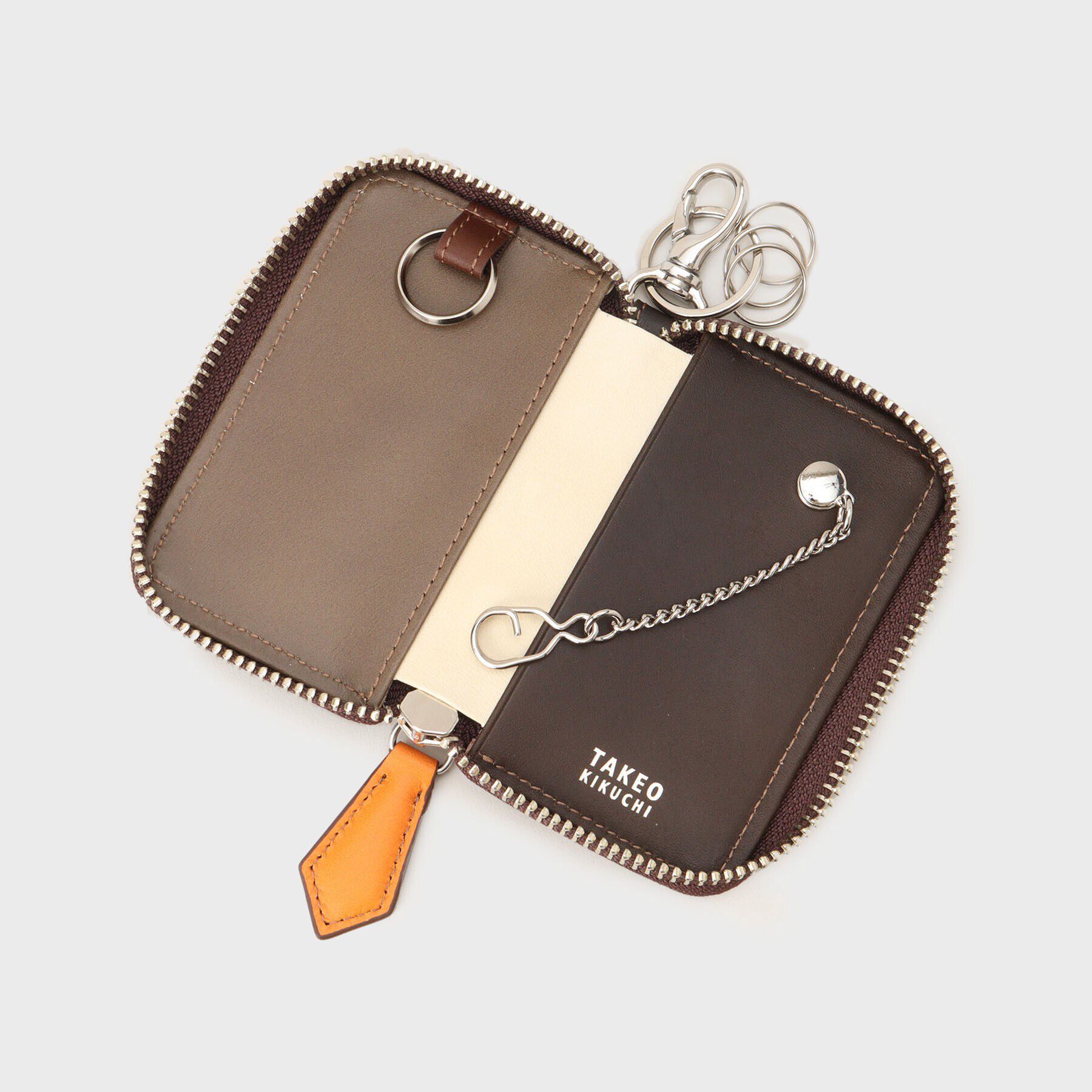 TAKEO KIKUCHI「アンティーク調レザー キーケース」|キーケース|