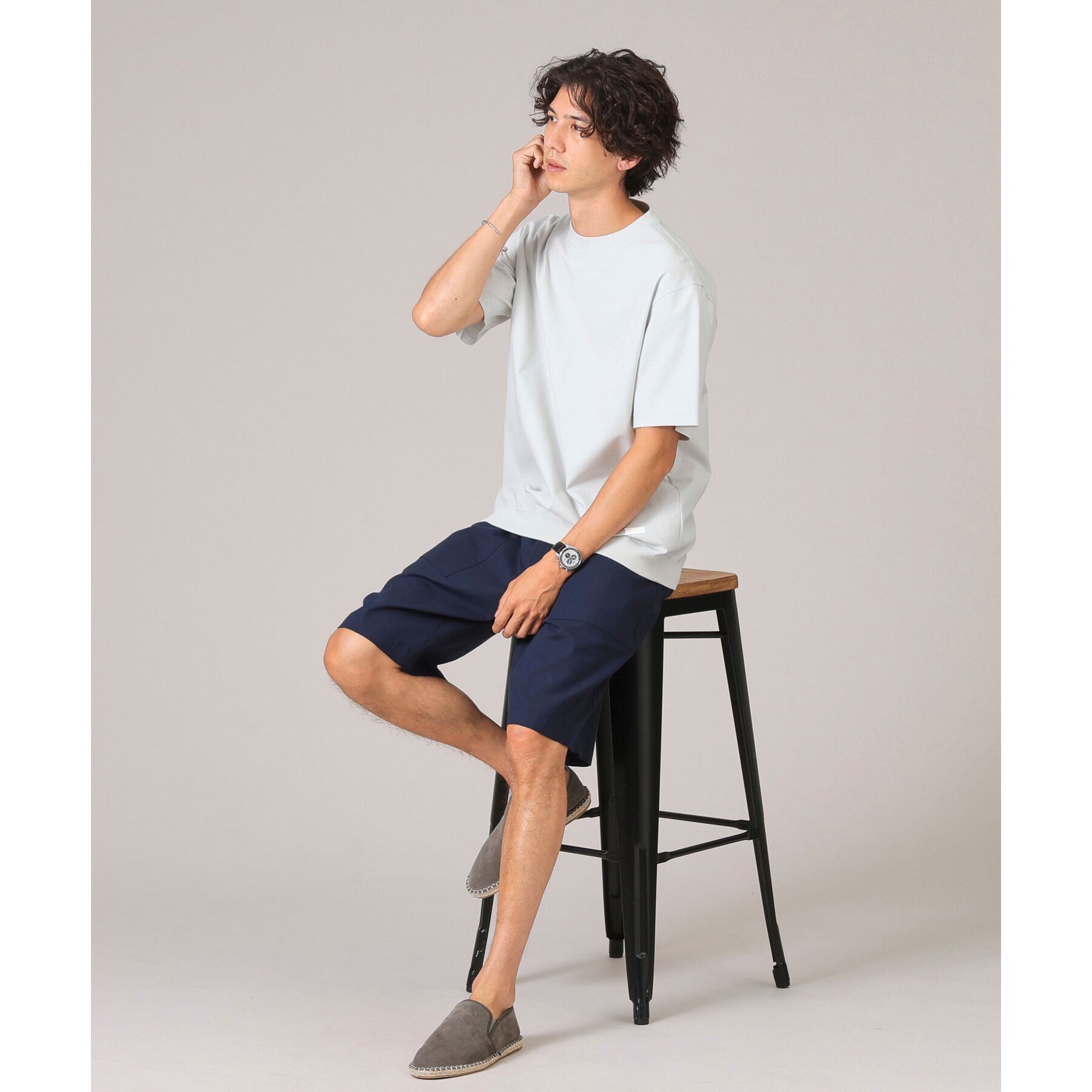 TAKEO KIKUCHI「【抗菌防臭／5サイズ展開】ハイゲージポンチ Tシャツ」|Tシャツ・カットソー|