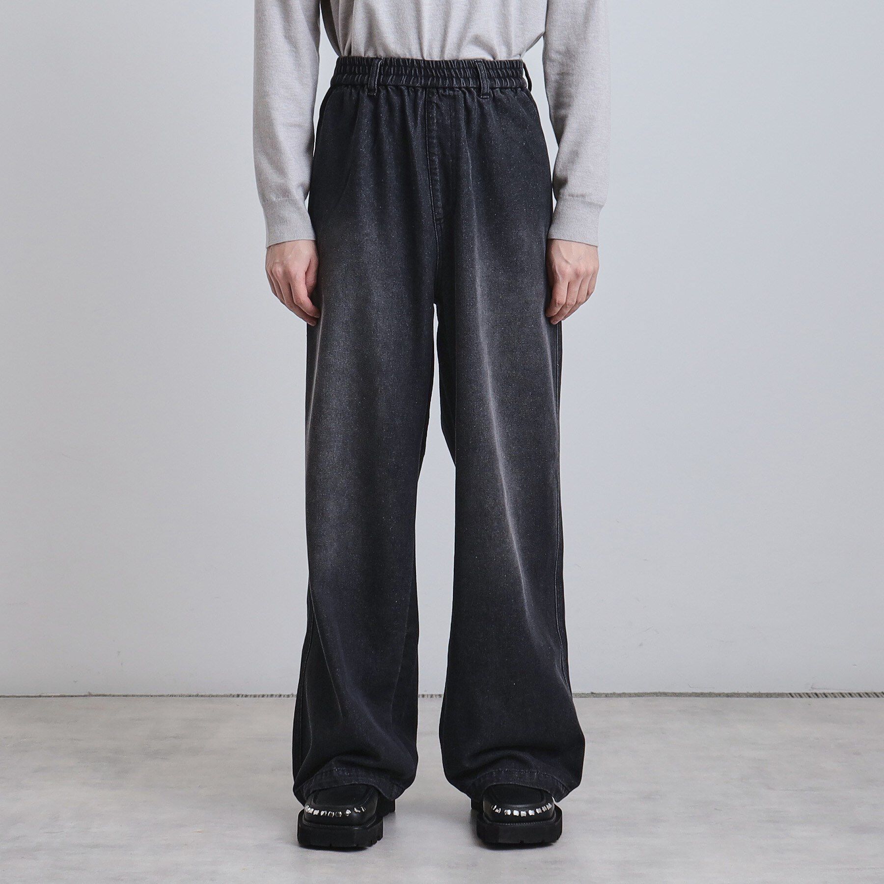 tk.TAKEO KIKUCHI「【上下2点セット】デニムブルゾン＋ワイドデニムパンツ」|スーツ|