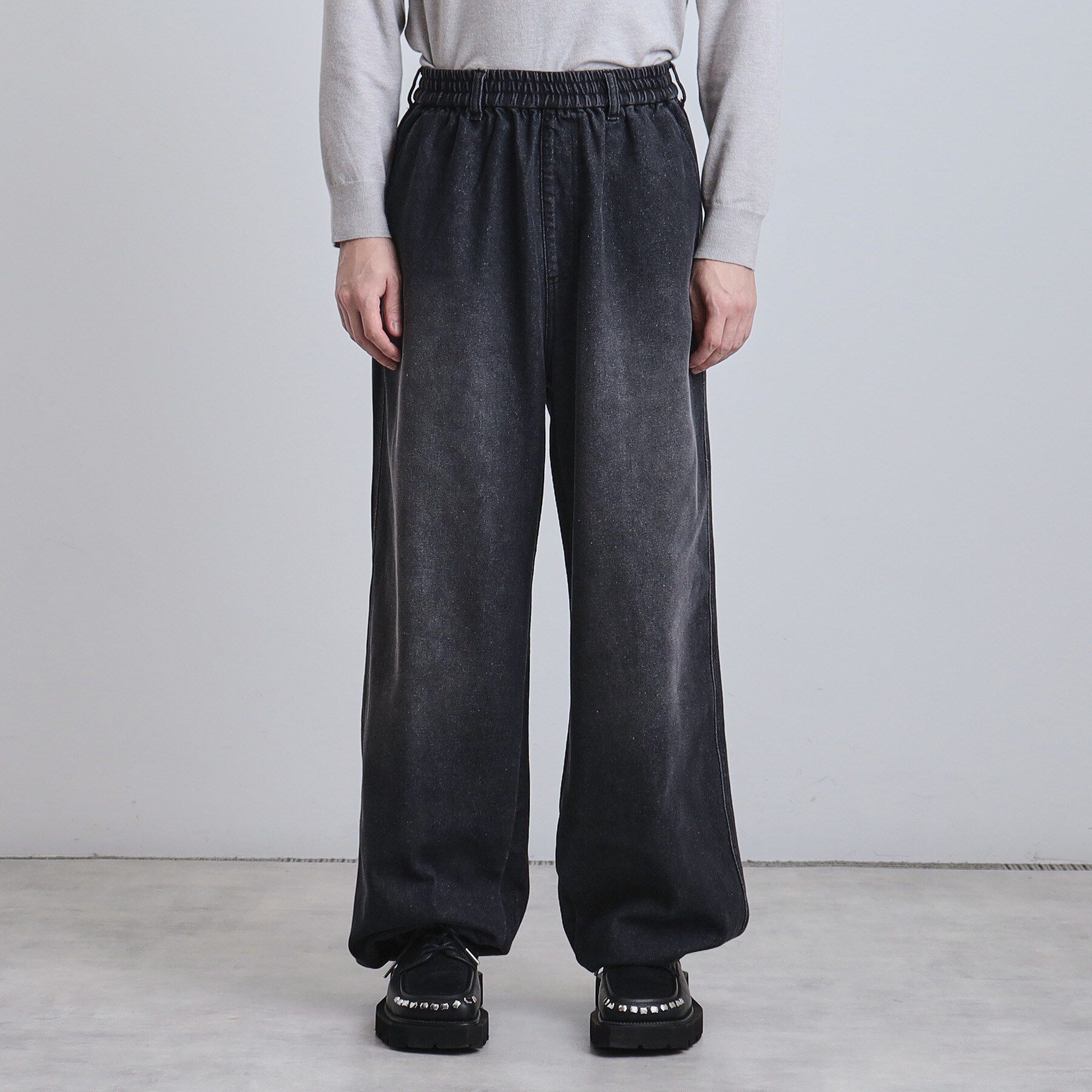 tk.TAKEO KIKUCHI「【上下2点セット】デニムブルゾン＋ワイドデニムパンツ」|スーツ|